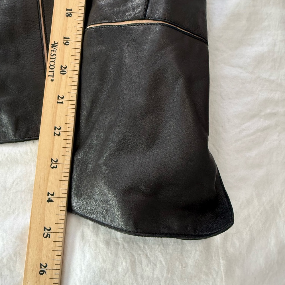 AKRIS Leather Single Button Blazer EUC C000 - Picture 6 of 10